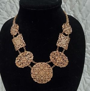 Rose gold necklace